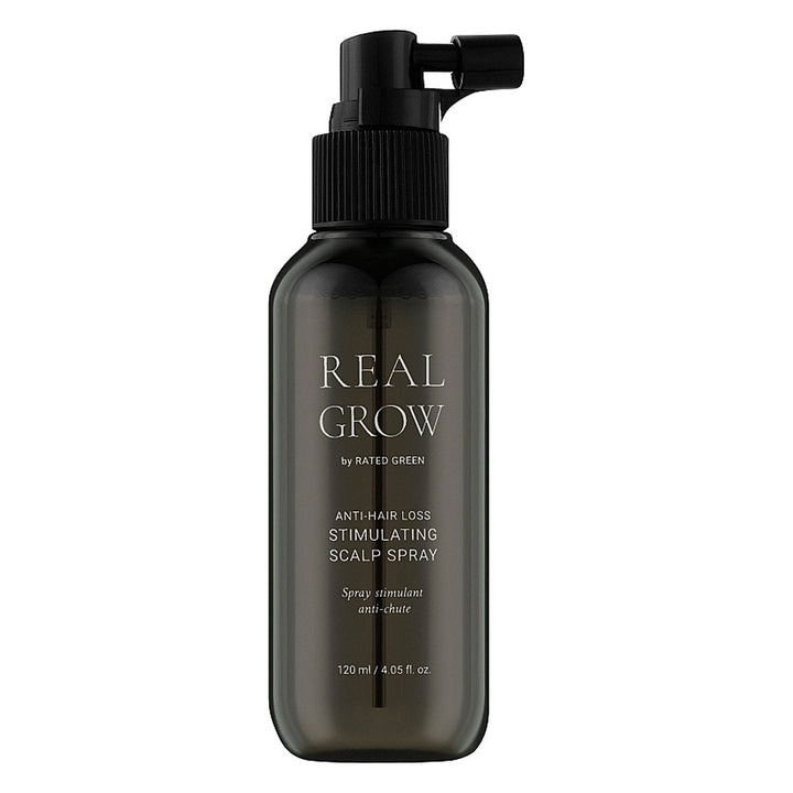 RATED GREEN Real Grow Anti-Hair Loss Stimulating Scalp Spray -Peaches&Creme Shop Korean Skincare Malta