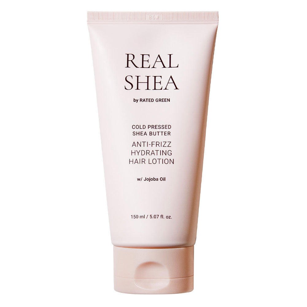 RATED GREEN Real Shea Anti-Frizz Hydrating Hair Lotion - Peaches&Creme Shop Korean Skincare Malta