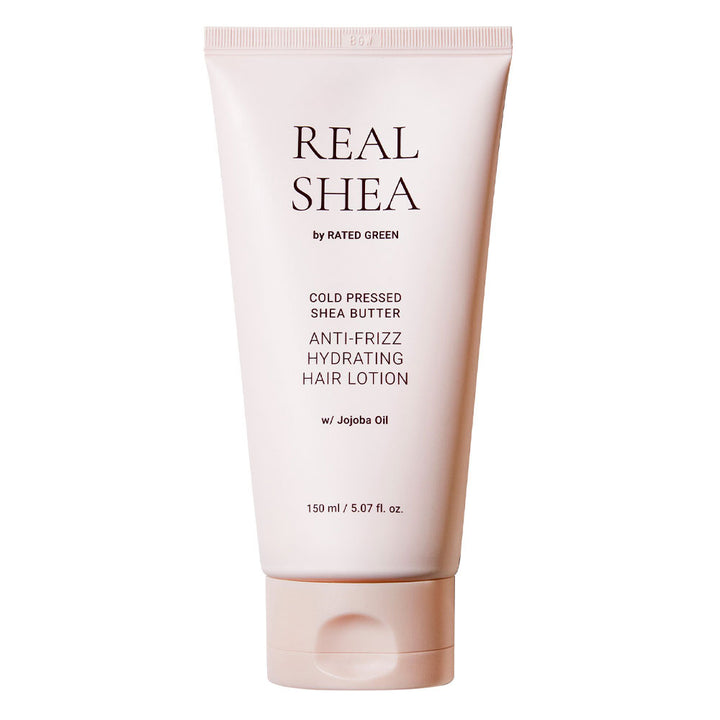 RATED GREEN Real Shea Anti-Frizz Hydrating Hair Lotion - Peaches&Creme Shop Korean Skincare Malta