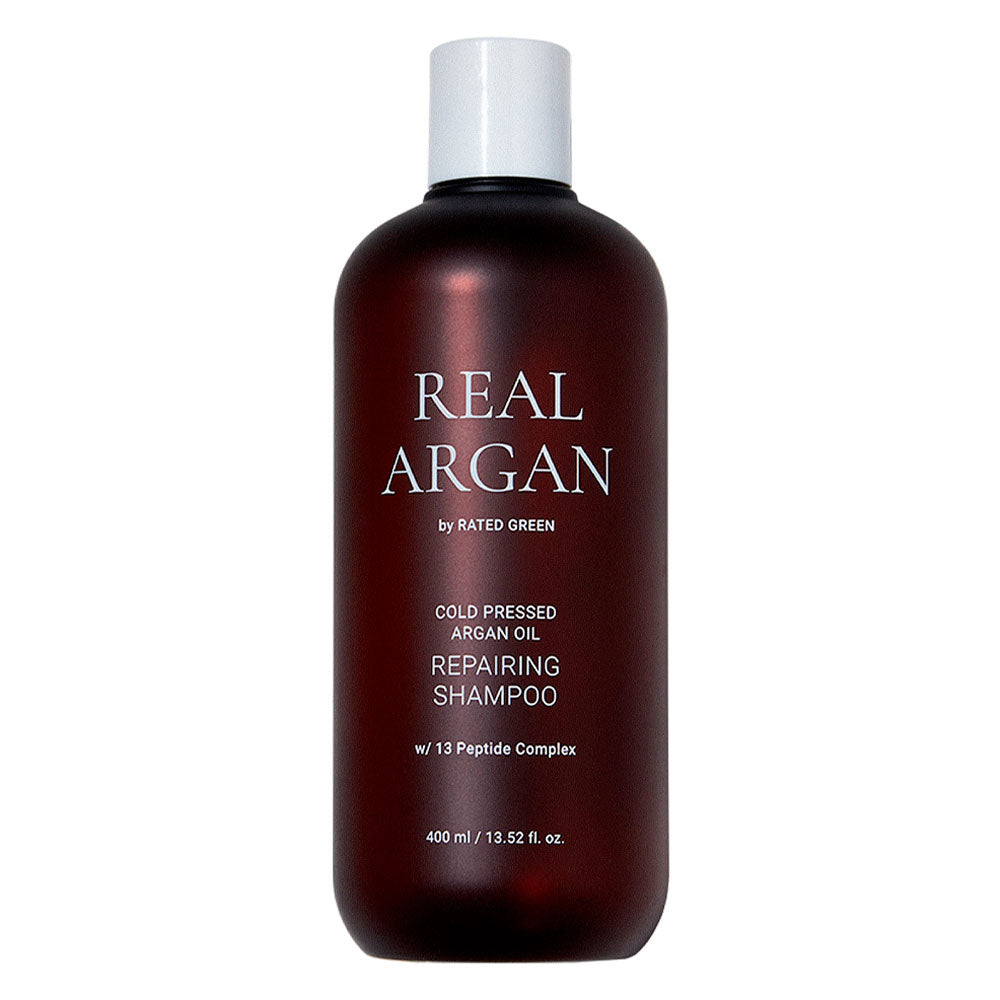 RATED GREEN Real Argan Repairing Shampoo - Peaches&Creme Shop Korean Skincare Malta