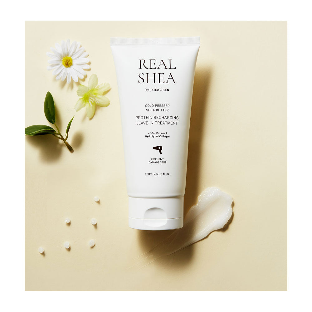 RATED GREEN Real Shea Protein Recharging Leave In Treatment - Peaches&Creme Shop Korean Skincare Malta