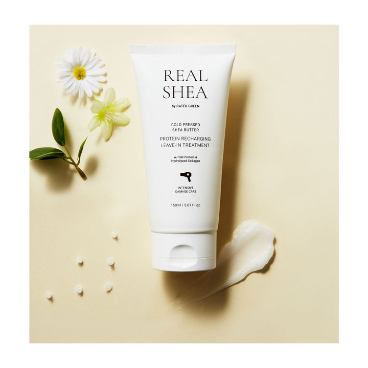 RATED GREEN Real Shea Protein Recharging Leave In Treatment - Peaches&Creme Shop Korean Skincare Malta