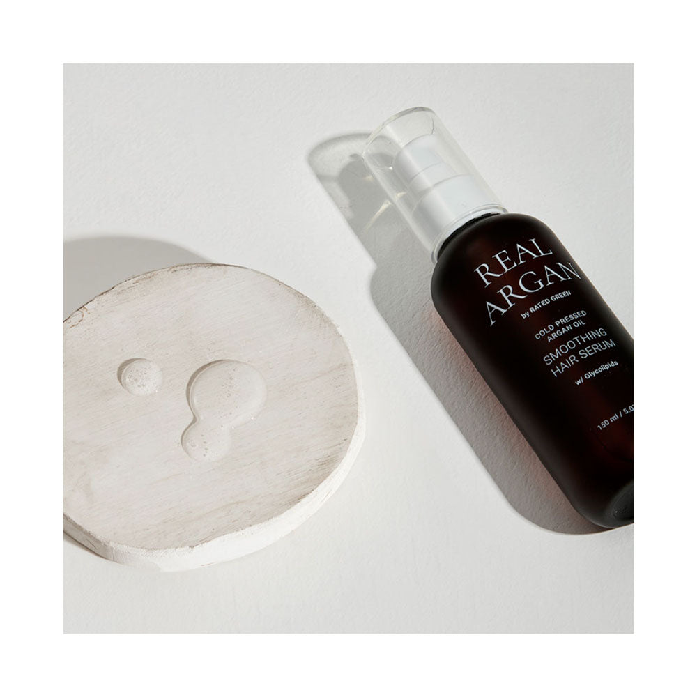 RATED GREEN Real Argan Smoothing Hair Serum - Peaches&Creme Shop Korean Skincare Malta