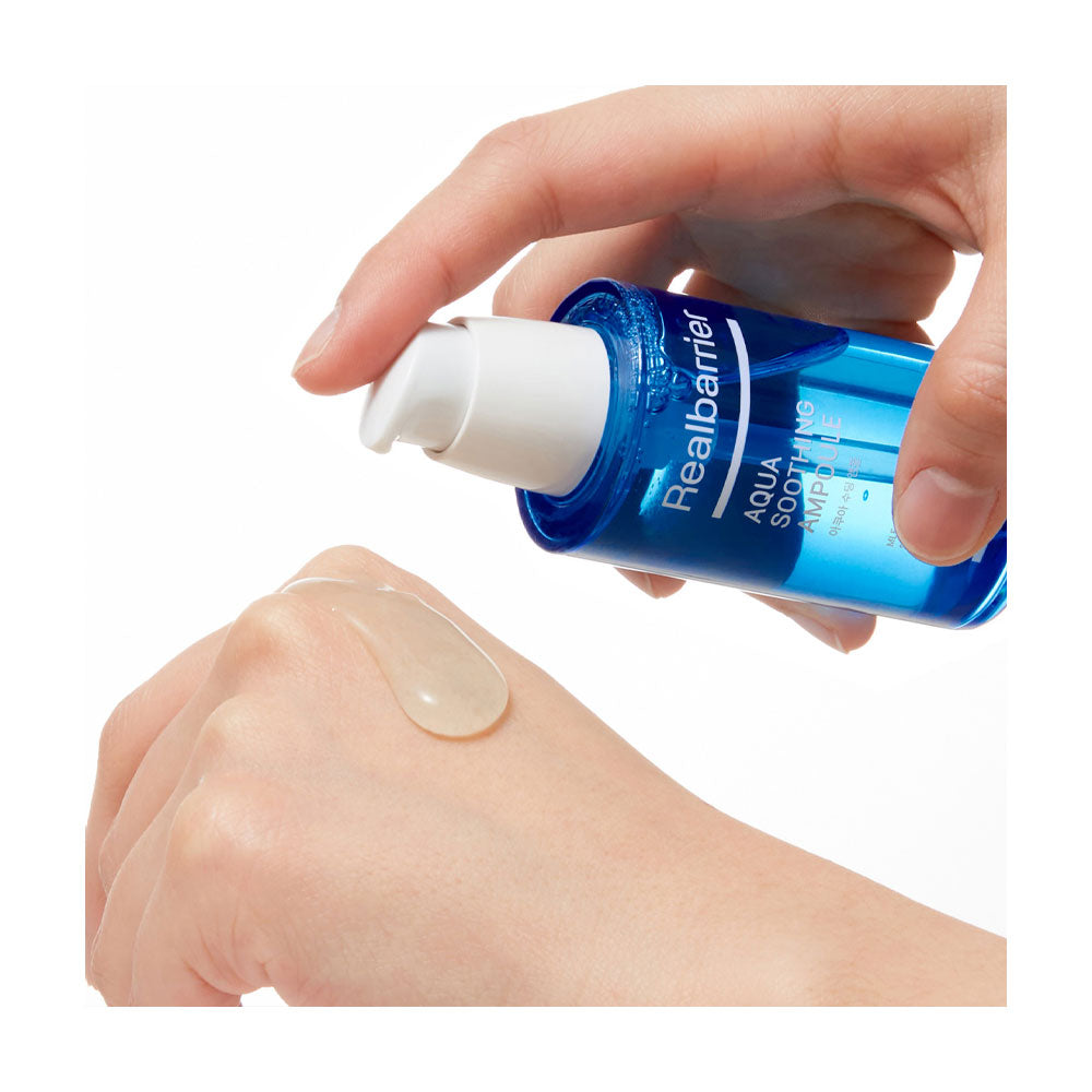 REAL BARRIER Aqua Soothing Ampoule - Peaches&Creme Shop Korean Skincare Malta