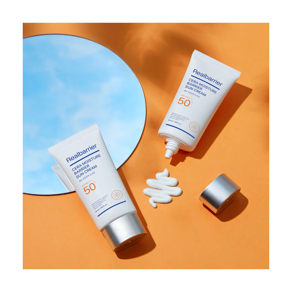 REAL BARRIER Cera Moisture Barrier Sun Cream - Peaches&Creme Shop Korean Skincare Malta