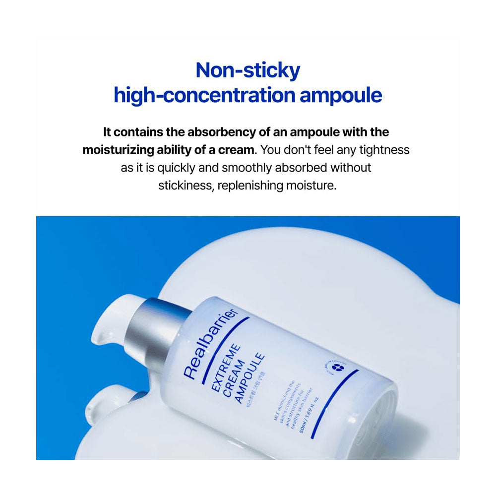 REAL BARRIER Extreme Cream Ampoule - Peaches&Creme Shop Korean Skincare Malta