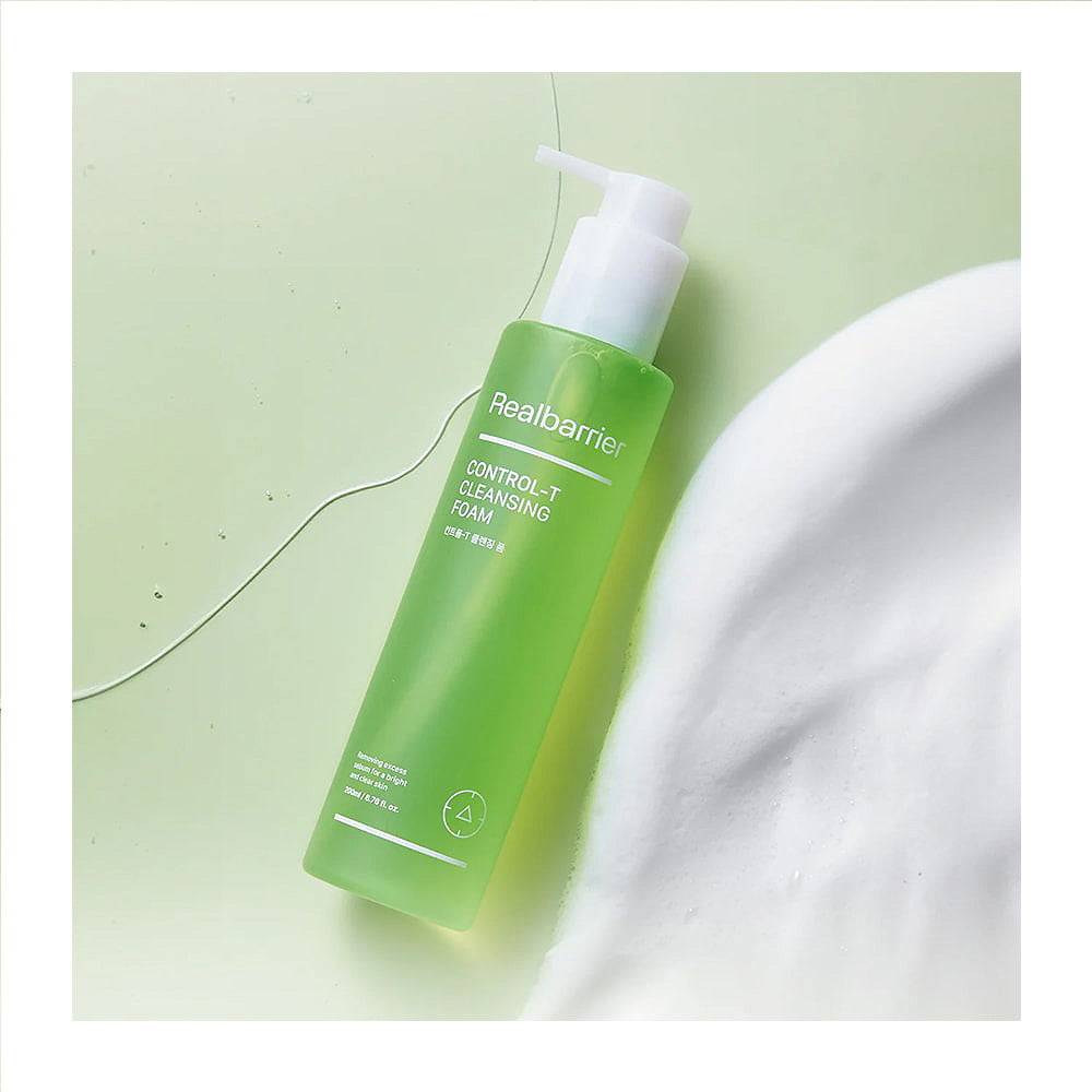REAL BARRIER Control-T Cleansing Foam - Peaches&Creme Shop Korean Skincare Malta