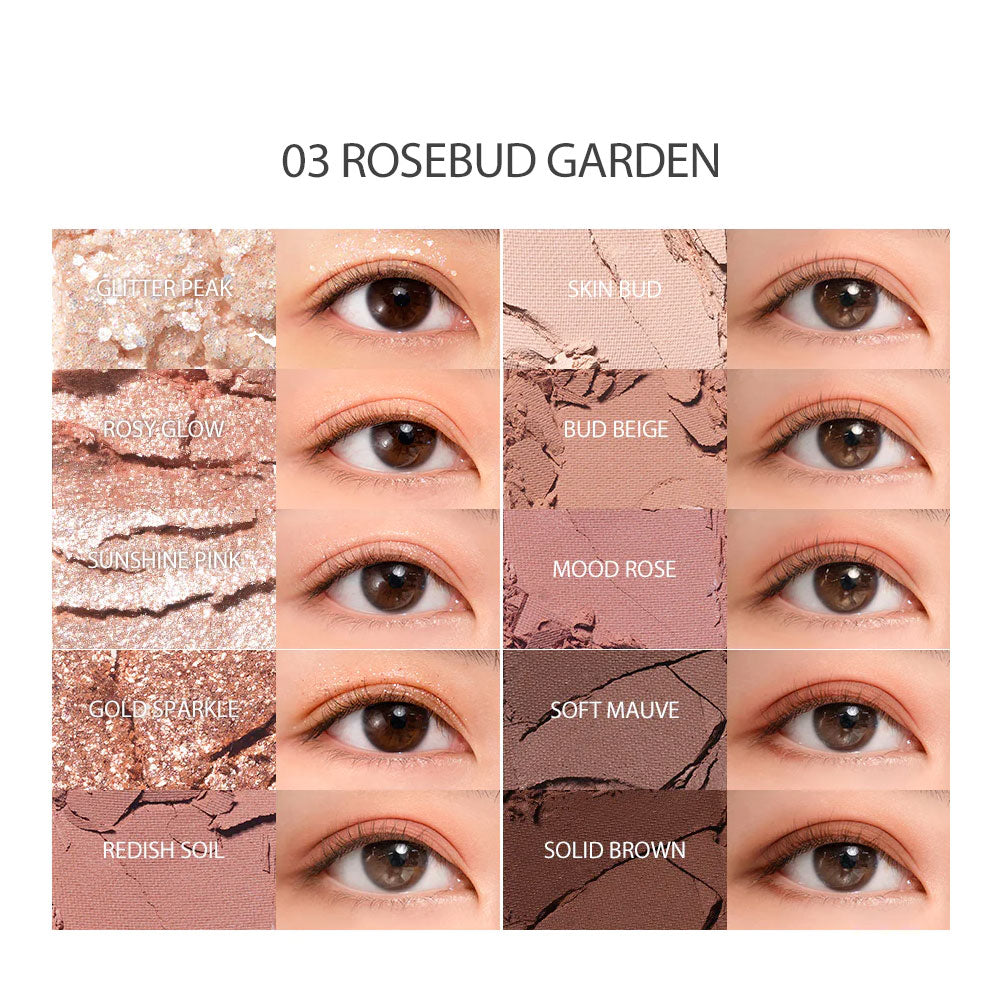 Rom&nd Better Than Palette 03 Rosebud Garden - Peaches&Creme Shop Korean Skincare Malta
