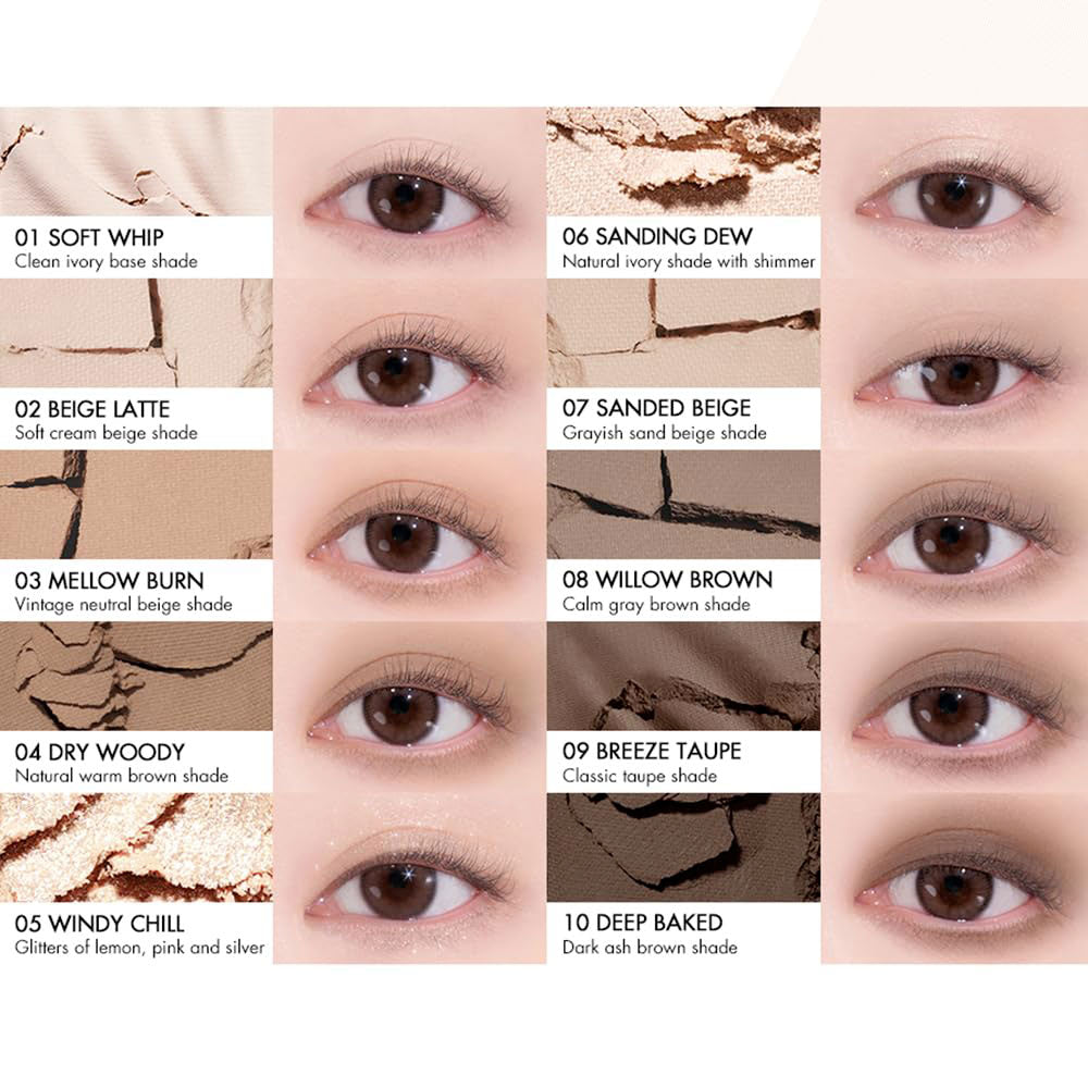 Rom&nd Better Than Palette - Spring Fever Edition [12 Sanded Breeze Garden] - Peaches&Creme Shop Korean Skincare Malta