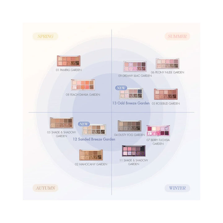 Better Than Palette - Spring Fever Edition [13 Odd Breeze Garden] - Peaches&Creme Shop Korean Skincare Malta