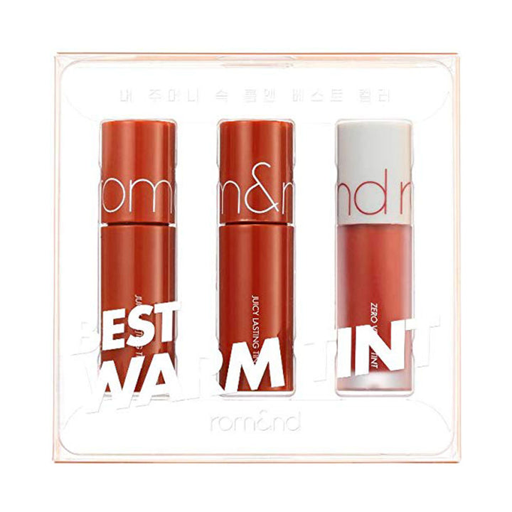 rom&nd BEST TINT EDITION - 01 Warm Tone Pick - Peaches&Creme Korean Skincare Shop Malta