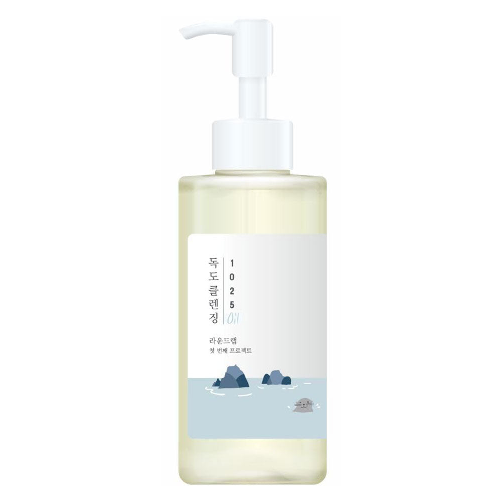 ROUND LAB 1025 Dokdo Cleansing Oil - Peaches&Creme Korean Skincare Shop Malta