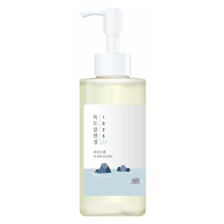 ROUND LAB 1025 Dokdo Cleansing Oil - Peaches&Creme Korean Skincare Shop Malta