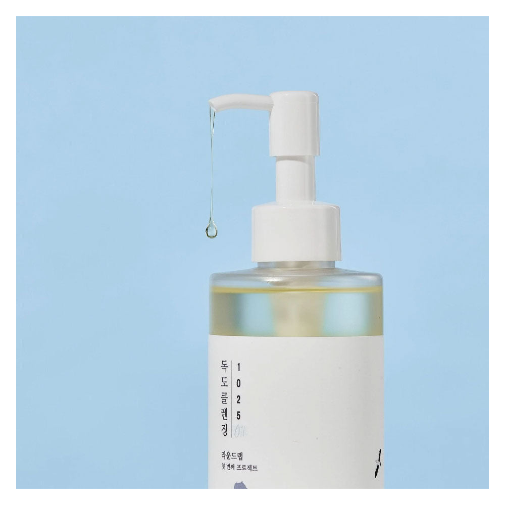 ROUND LAB 1025 Dokdo Cleansing Oil - Peaches&Creme Korean Skincare Shop Malta