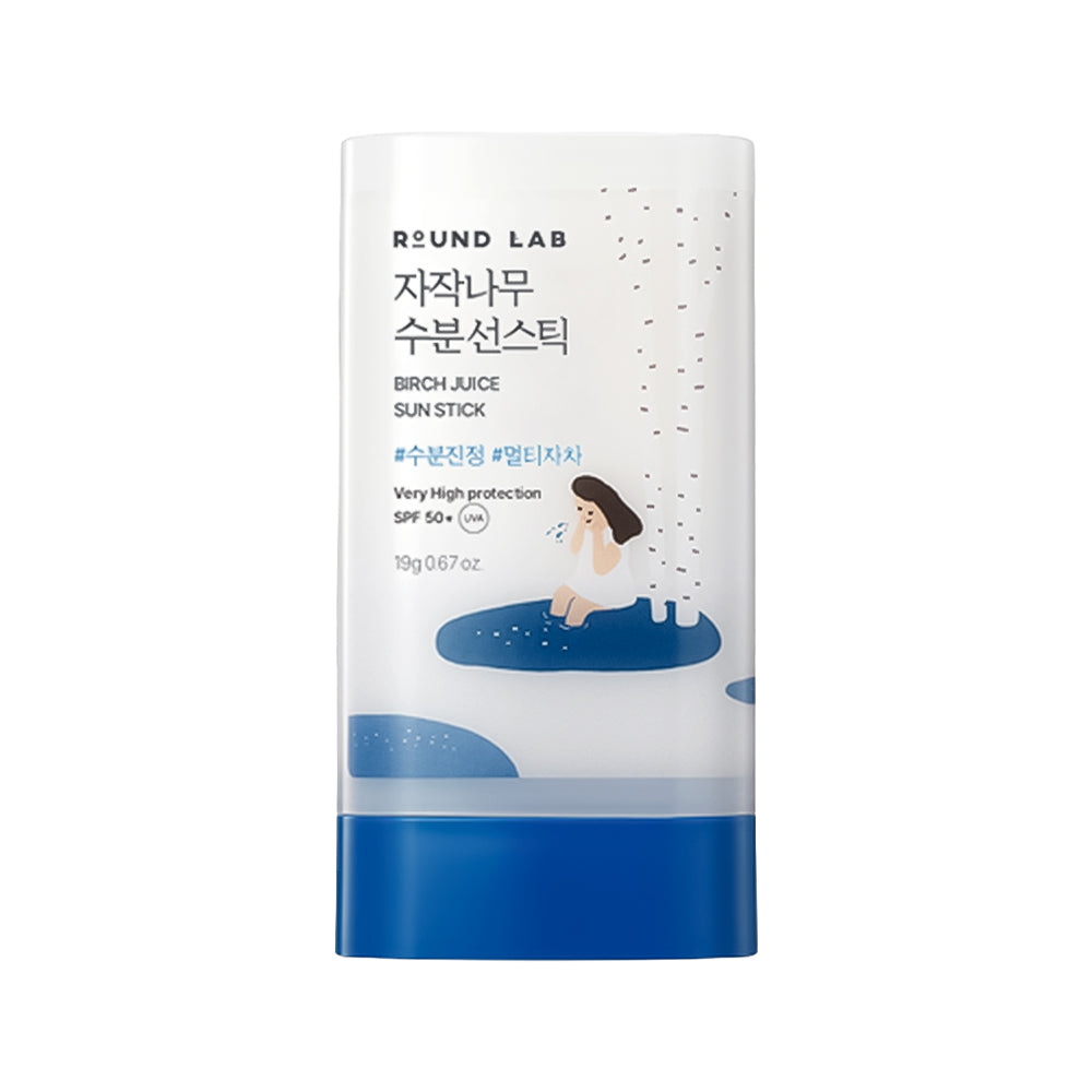ROUND LAB Birch Moisturizing Sun Stick - Peaches&Creme Shop Korean Skincare Malta