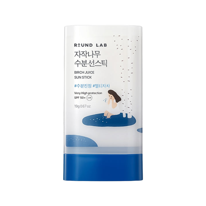 ROUND LAB Birch Moisturizing Sun Stick - Peaches&amp;Creme Shop Korean Skincare Malta
