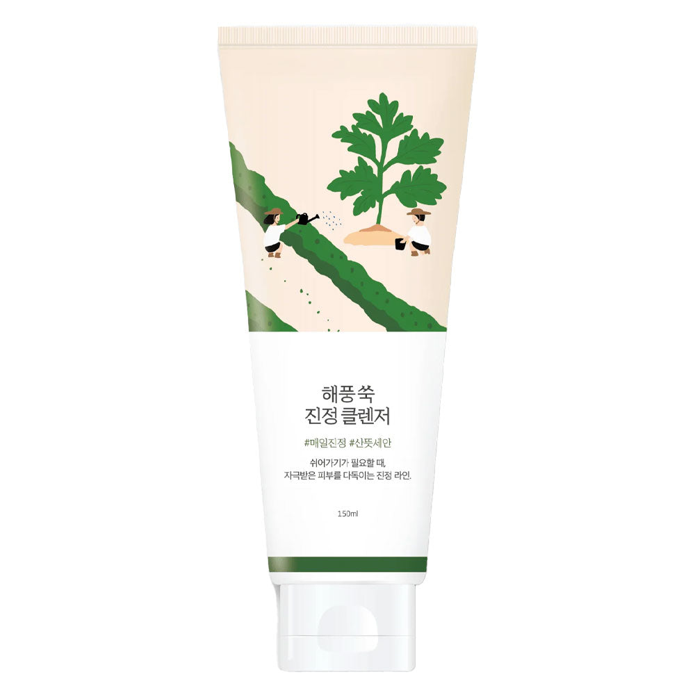 ROUND LAB Mugwort Calming Cleanser - Peaches&Creme Shop Korean Skincare Malta
