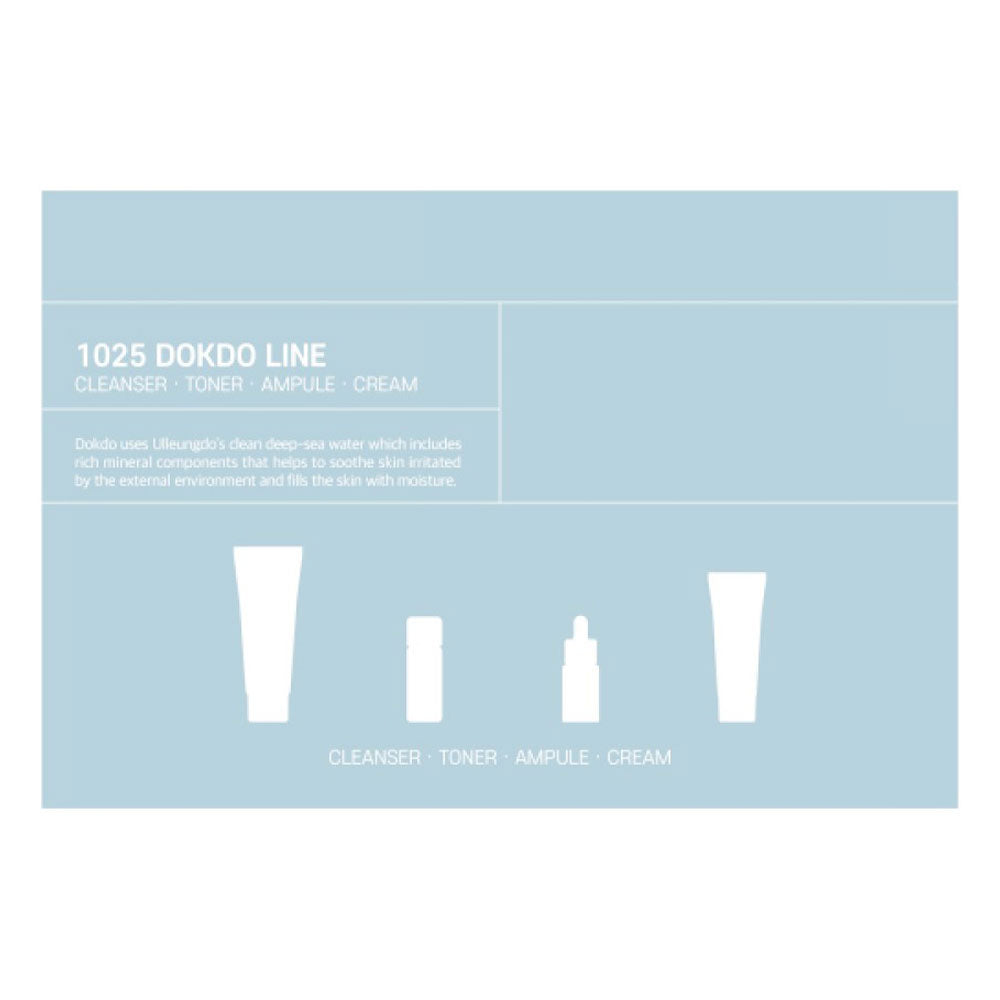 ROUND LAB 1025 Dokdo Trial Kit - Peaches&Creme Shop Korean Skincare Malta