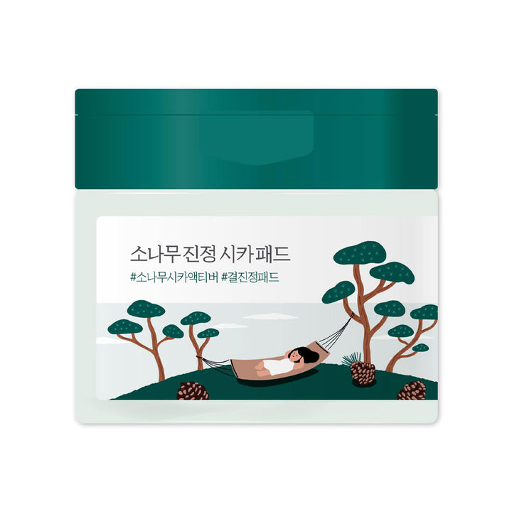 ROUNDLAB Pine Calming Cica Pad - Peaches&Creme Shop Korean Skincare Malta