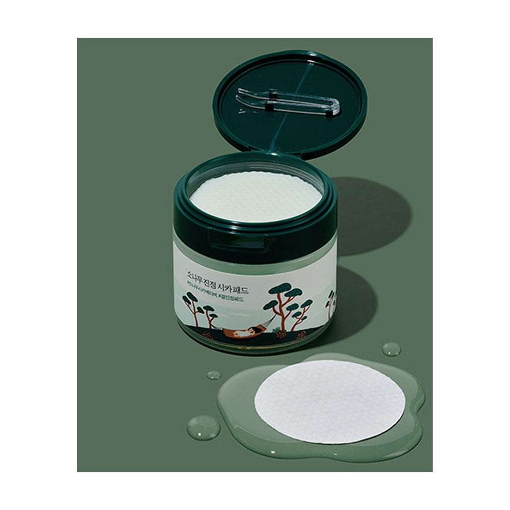 ROUNDLAB Pine Calming Cica Pad - Peaches&Creme Shop Korean Skincare Malta