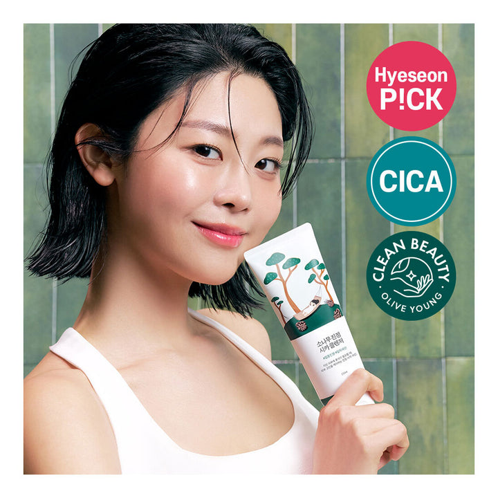 ROUNDLAB Pine Calming Cica Cleanser - Peaches&Creme Shop Korean Skincare Malta