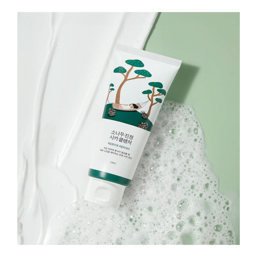 ROUNDLAB Pine Calming Cica Cleanser - Peaches&Creme Shop Korean Skincare Malta