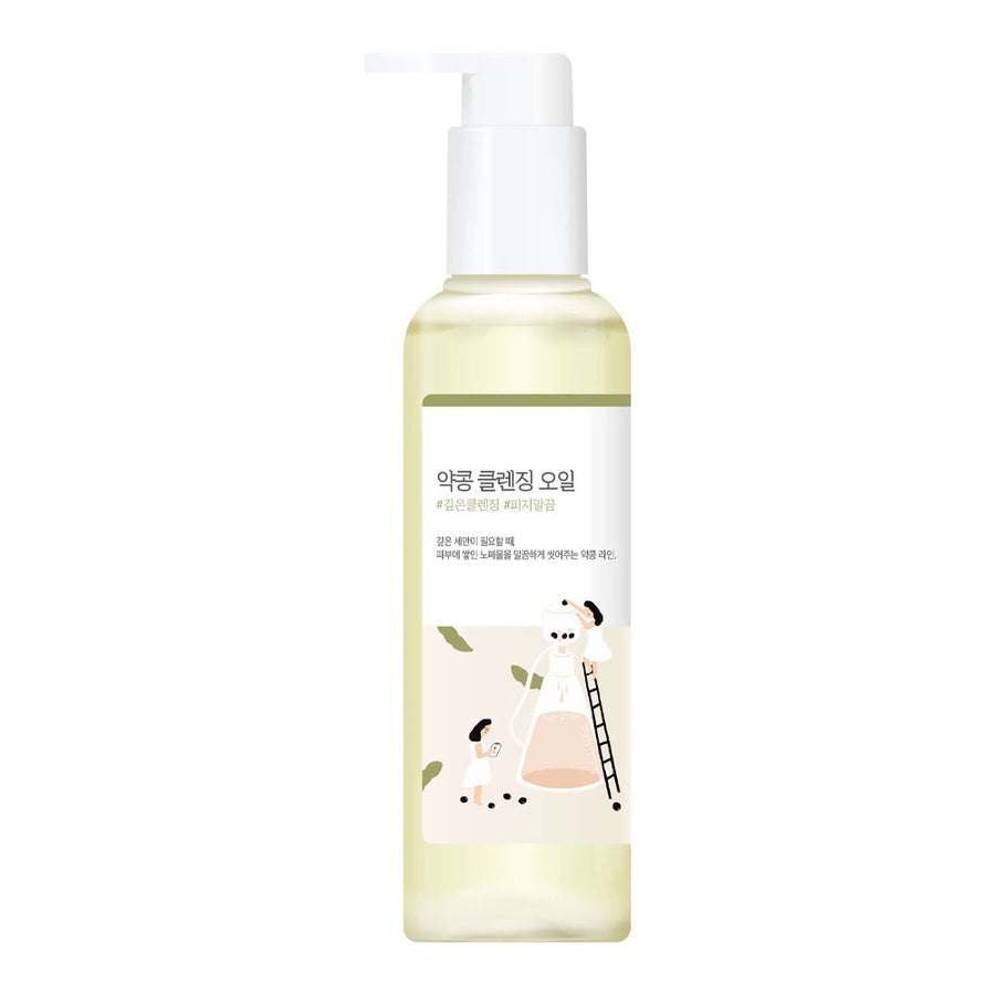 ROUND LAB Soybean Nourishing Cleansing Oil - Peaches&Creme Shop Korean Skincare Malta