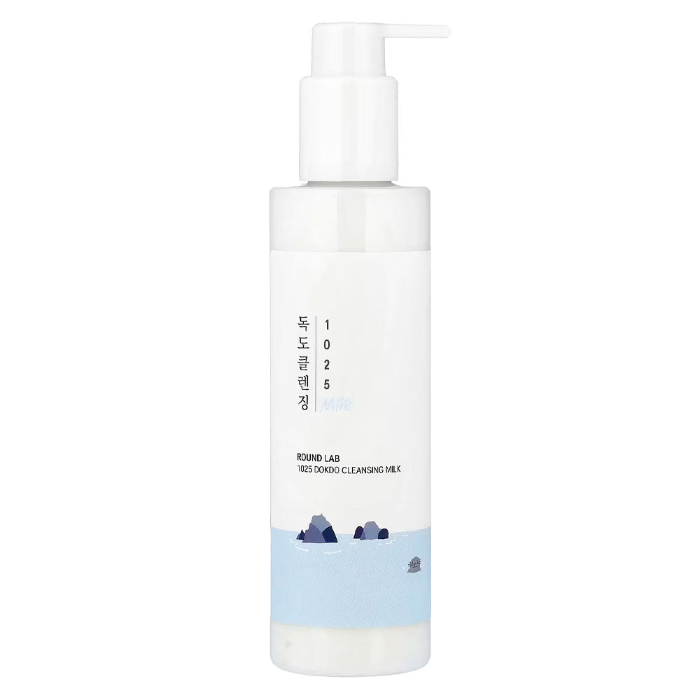 ROUND LAB 1025 Dokdo Cleansing Milk - Peaches&Creme Shop Korean Skincare Malta