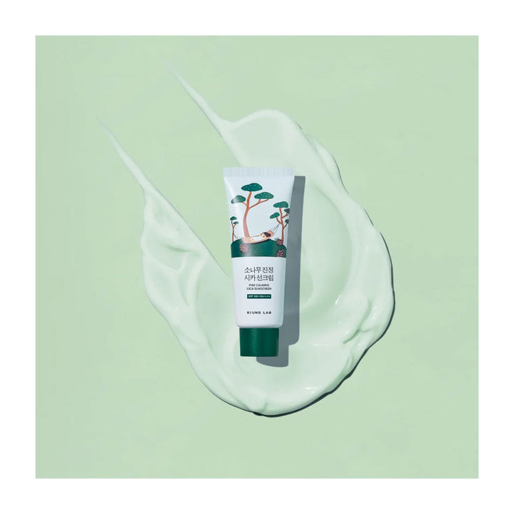 ROUNDLAB Pine Calming Cica Sunscreen - Peaches&Creme Shop Korean Skincare Malta