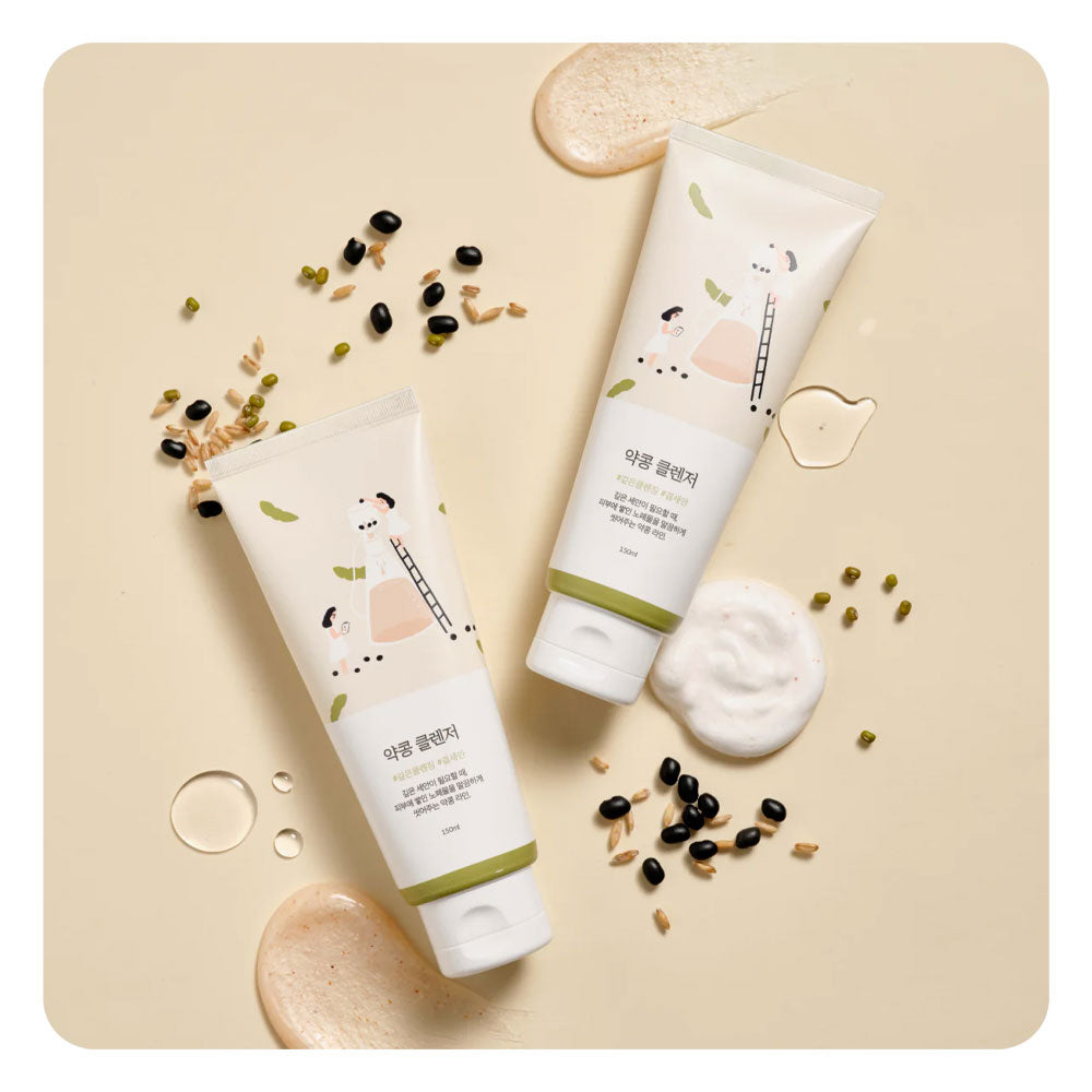 ROUND LAB Soybean Nourishing Cleanser - Peaches&Creme Shop Korean Skincare Malta