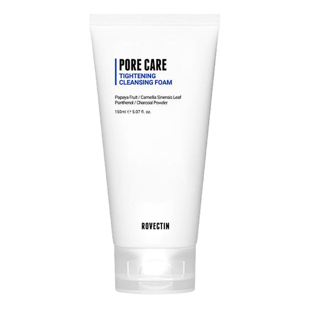ROVECTIN Pore Care Tightening Cleansing Foam - Peaches&Creme Shop Korean Skincare Malta