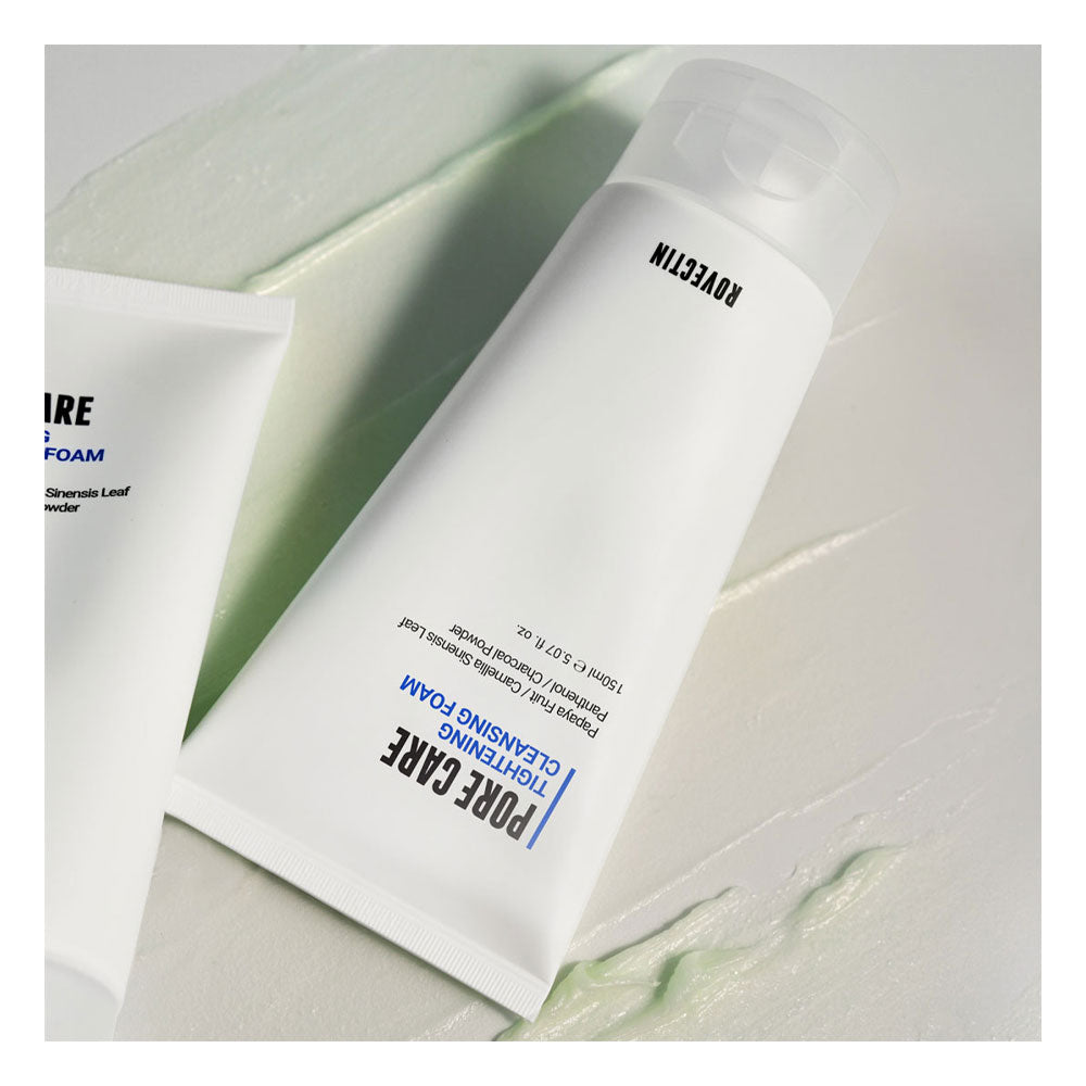 ROVECTIN Pore Care Tightening Cleansing Foam - Peaches&Creme Shop Korean Skincare Malta