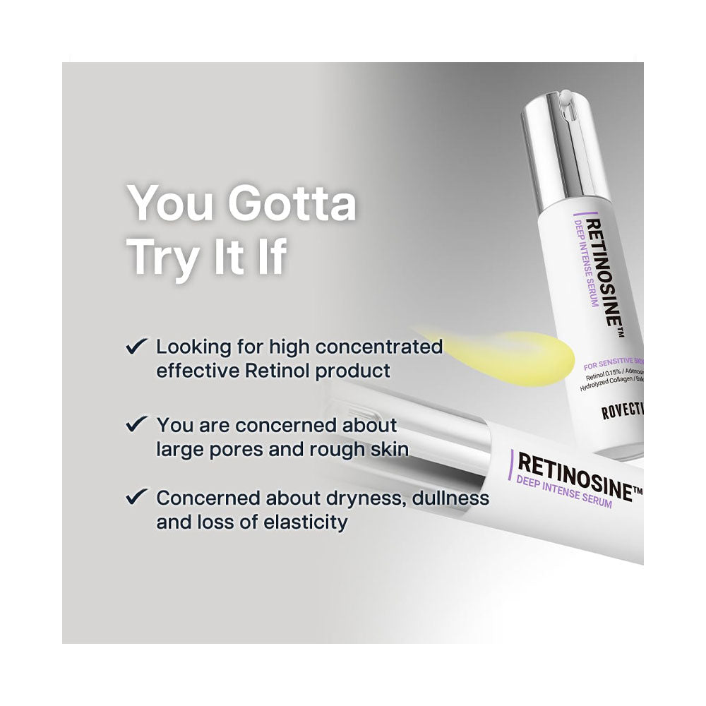 ROVECTIN Retinosine Deep Intense Serum - Peaches&Creme Shop Korean Skincare Malta
