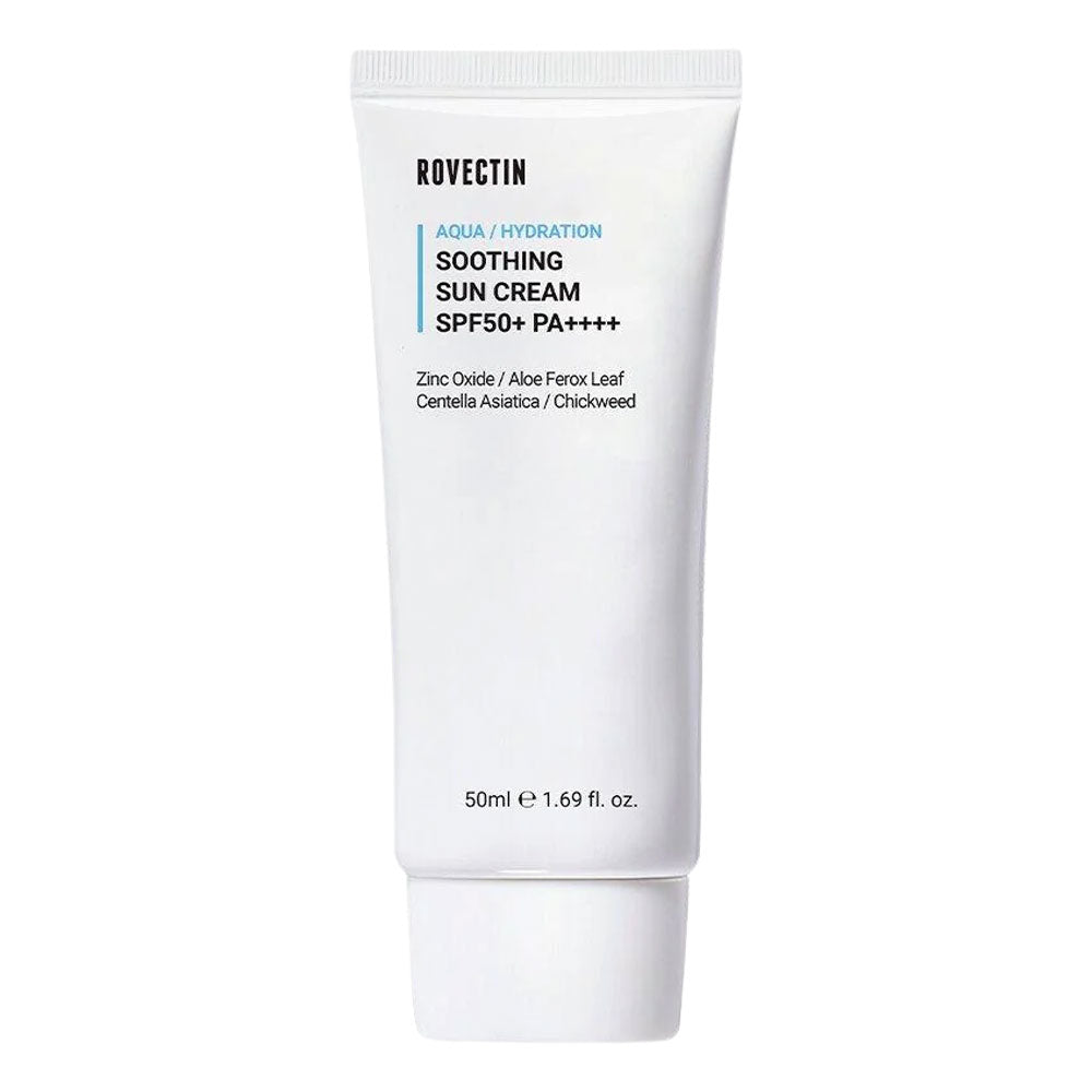 ROVECTIN Aqua Soothing Sun Cream - Peaches&Creme Shop Korean Skincare Malta