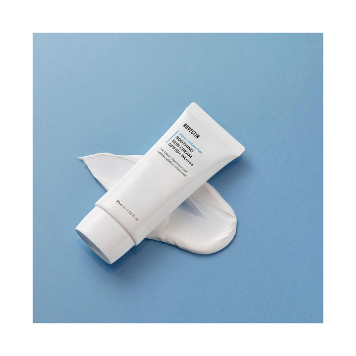 ROVECTIN Aqua Soothing Sun Cream - Peaches&Creme Shop Korean Skincare Malta