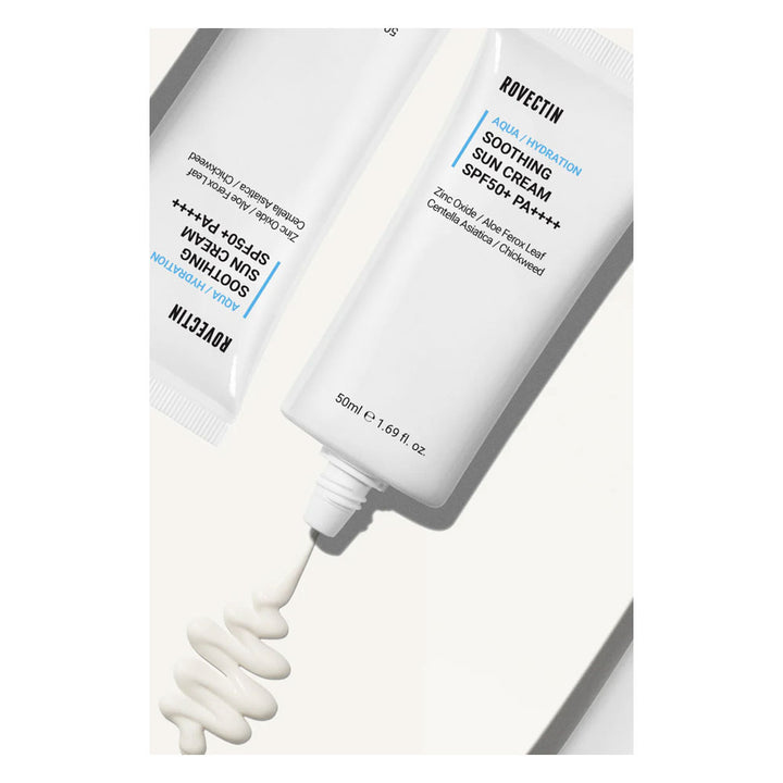 ROVECTIN Aqua Soothing Sun Cream - Peaches&Creme Shop Korean Skincare Malta