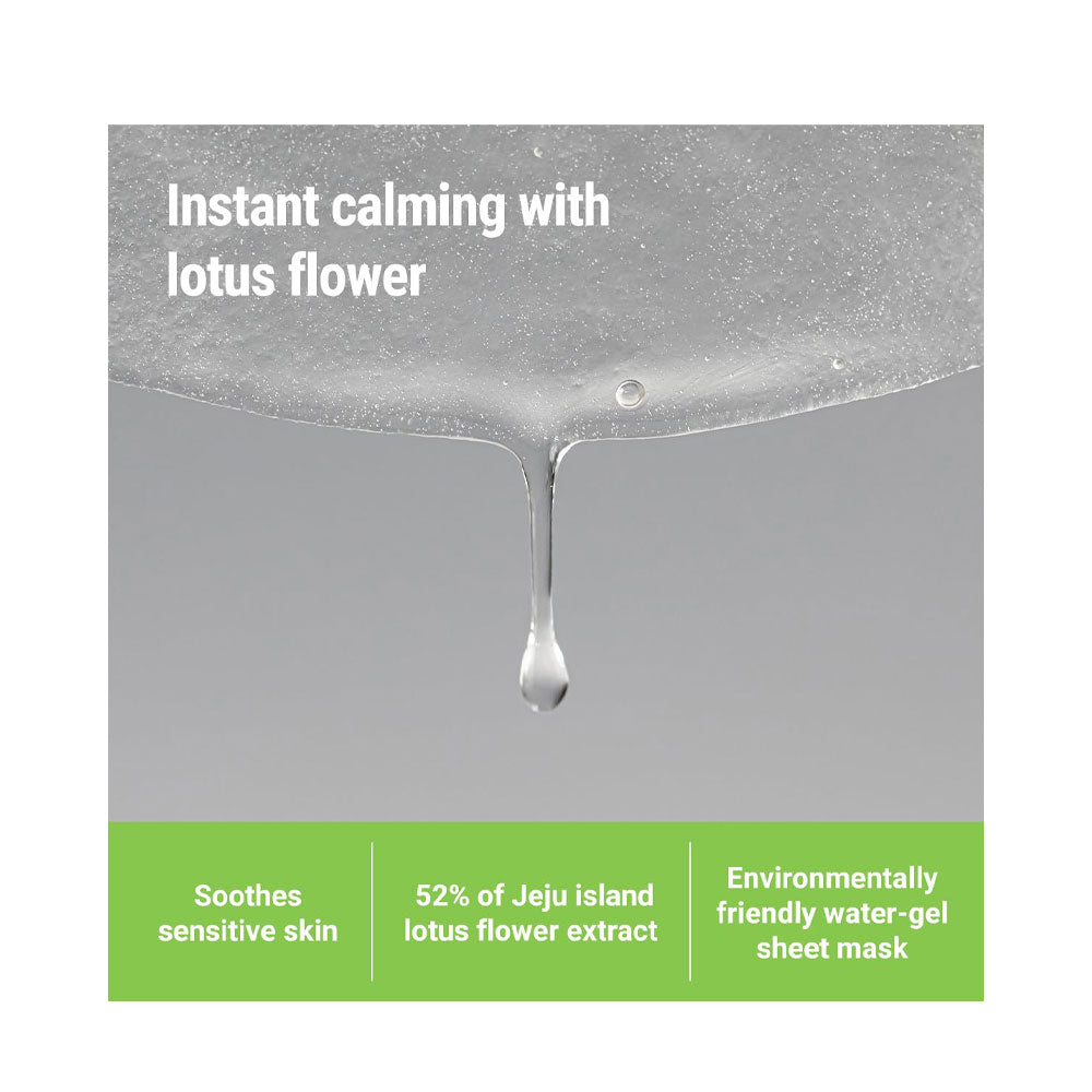 ROVECTIN Lotus Water Calming Sheet Mask - Peaches&Creme Shop Korean Skincare Malta