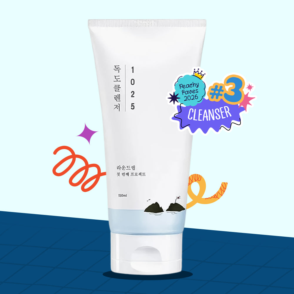 ROUND LAB 1025 Dokdo Cleanser - Peaches&amp;Creme Shop Korean Skincare Malta