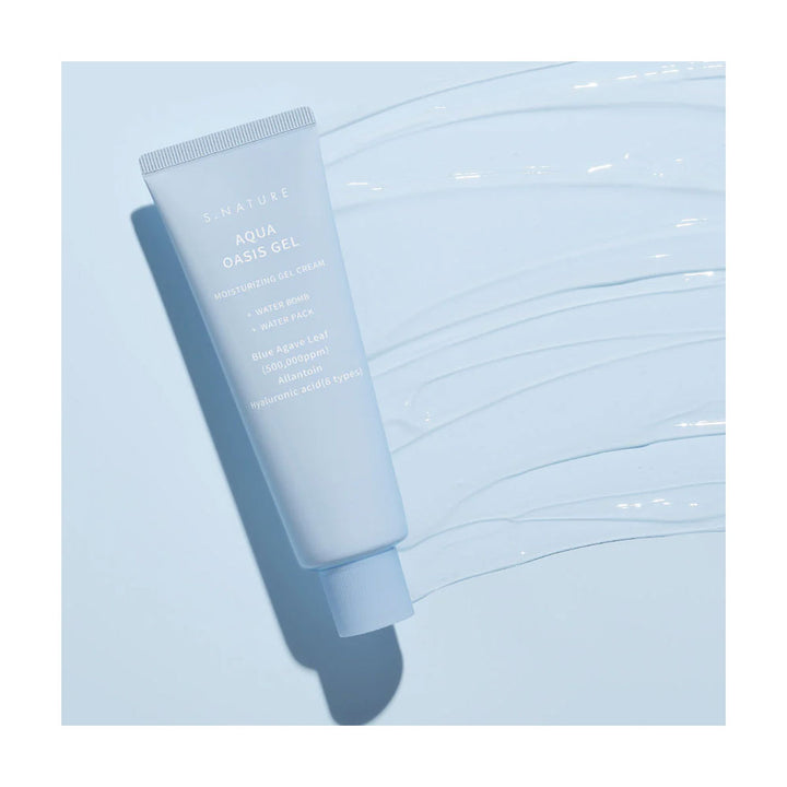 S.NATURE Aqua Oasis Moisturizing Gel Cream - Peaches&Creme Shop Korean Skincare Malta