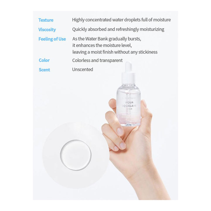 S.NATURE Aqua Squalane Serum - Peaches&Creme Shop Korean Skincare Malta