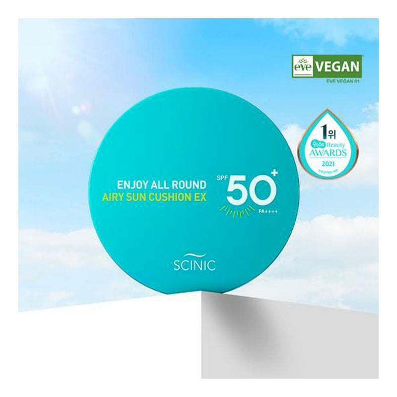 SCINIC Enjoy All Round Airy Sun Cushion EX - Peaches&Creme Shop Korean Skincare Malta