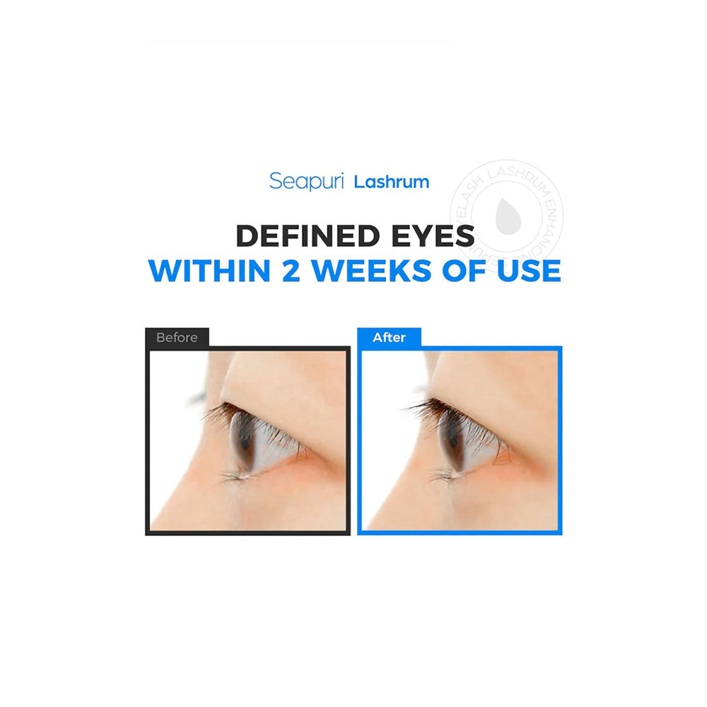 SEAPURI Lashrum Eyelash Enhancing Serum - Peaches&Creme Shop Korean Skincare Malta