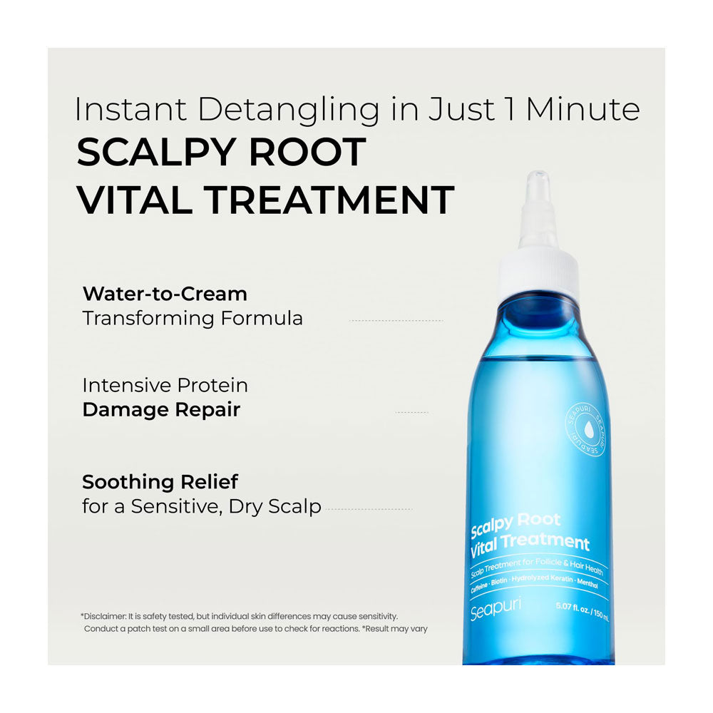 SEAPURI Scalpy Root Vital Treatment - Peaches&Creme Shop Korean Skincare Malta
