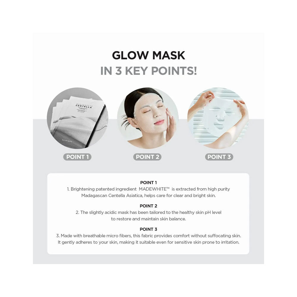 SKIN1004 Tone Brightening Glow Mask - Peaches&Creme Shop Korean Skincare Malta