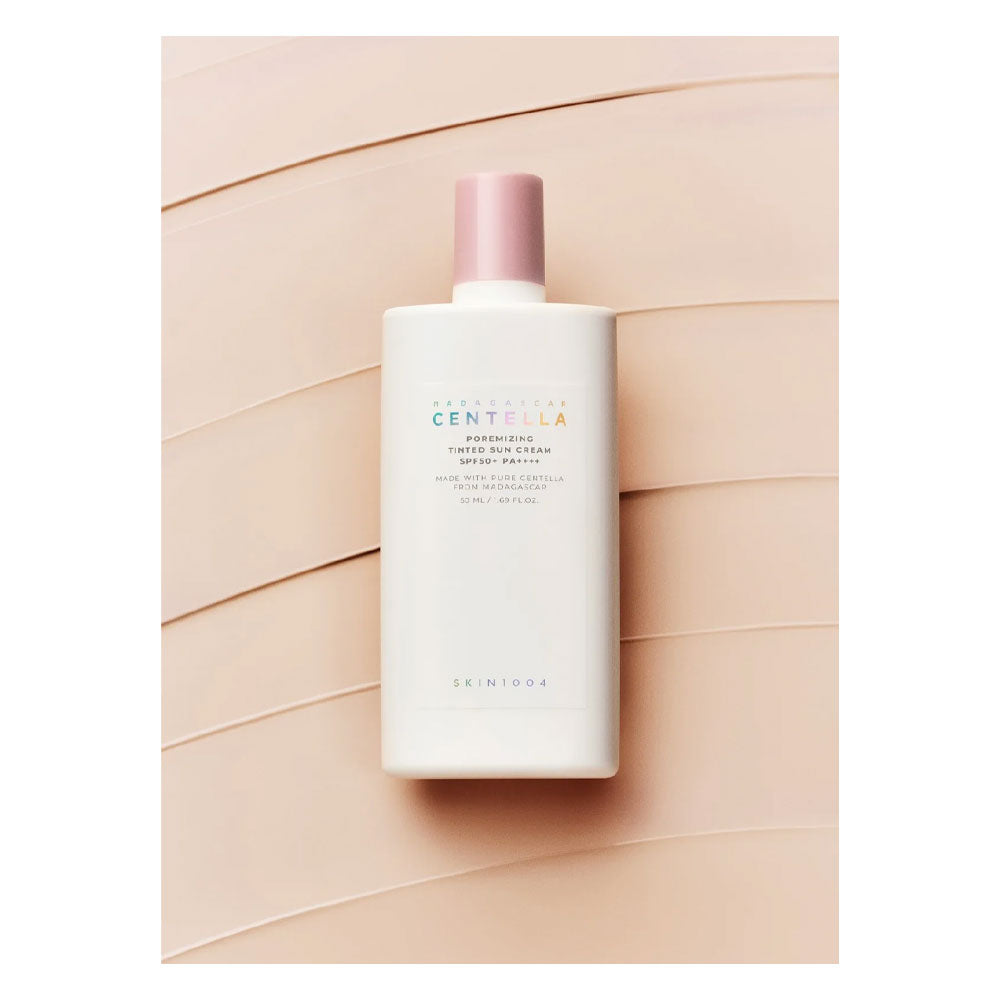 SKIN1004 Madagascar Centella Poremizing Tinted Sun Cream - Peaches&Creme Shop Korean Skincare Malta