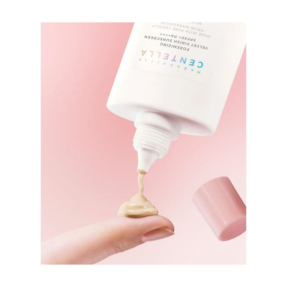 SKIN1004 Madagascar Centella Poremizing Velvet Finish Sunscreen Peaches&Creme Shop Korean Skincare Malta
