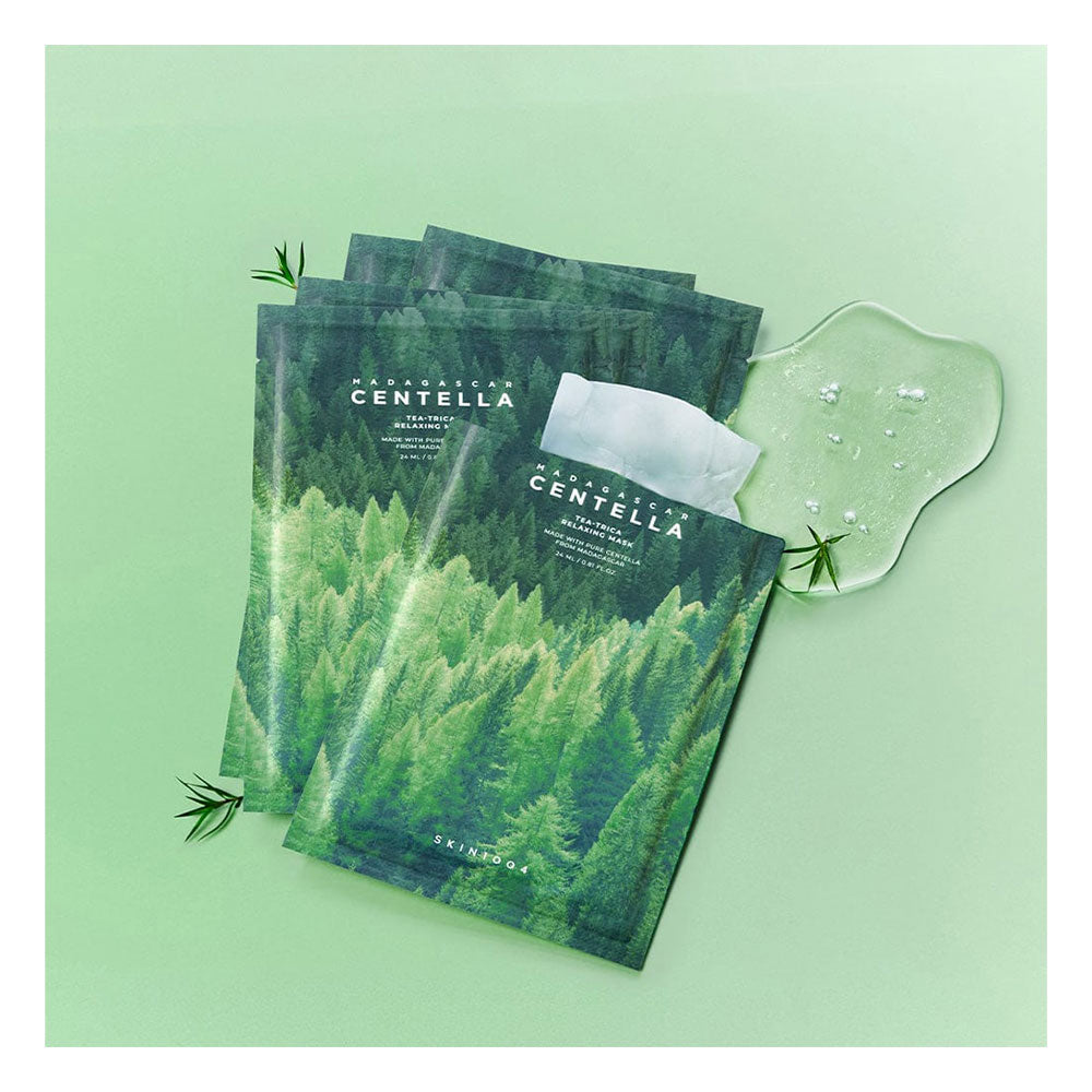 SKIN1004 Madagascar Centella Tea-Trica Relaxing Mask - Peaches&Creme Shop Korean Skincare Malta
