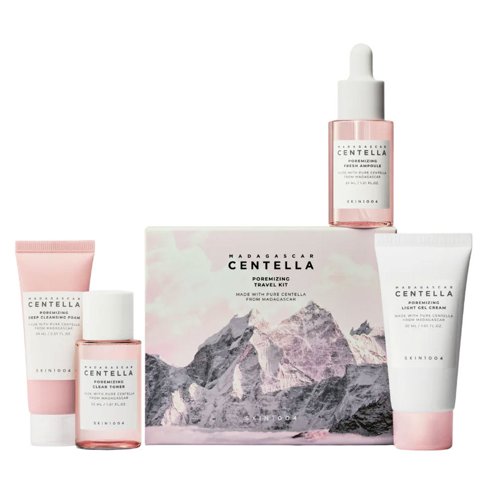 SKIN1004 Madagascar Centella Poremizing Travel Kit - Peaches&Creme Shop Korean Skincare Malta