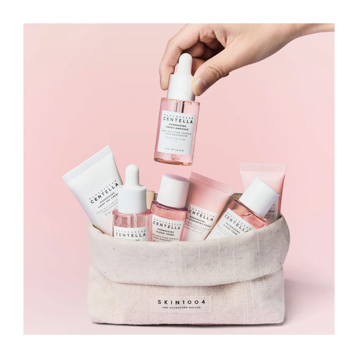 SKIN1004 Madagascar Centella Poremizing Travel Kit - Peaches&Creme Shop Korean Skincare Malta