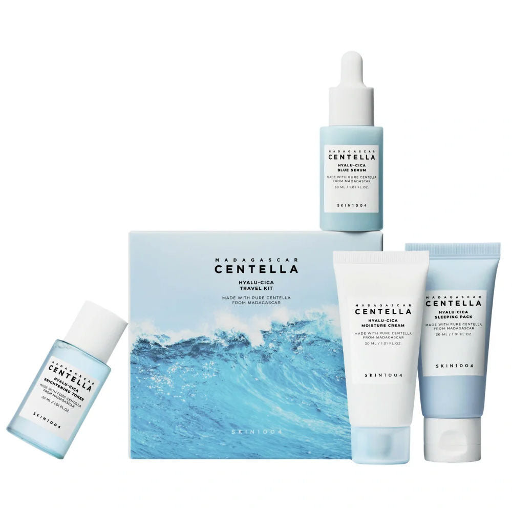SKIN1004 Madagascar Centella Hyalu-Cica Travel Kit - Peaches&Creme Shop Korean Skincare Malta